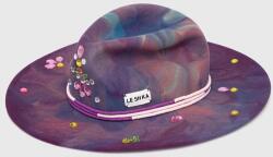 LE SH KA headwear palarie de lana Palm Springs culoarea violet, de lana 9BYX-CAD05Z_45X (PalmSprings)