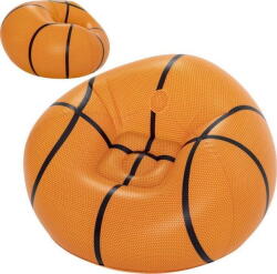 BESTWAY Articole plaja Fotoliu gonflabil in forma de minge PVC, 114 x 112 x 66 cm, Portocaliu (BE75103) - pcone