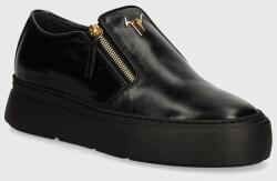 Giuseppe Zanotti pantofi de piele Alec barbati, culoarea negru, EU40010.013 9BYH-OBM0C6_99X (EU40010.013)