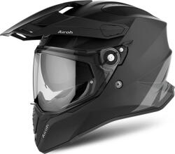 Airoh Commander 2 Negru mat Cască Moto On-Off ECE 22.05 / DOT 1430gr cu Pinlock și Sunvisor CM11 (CM11)