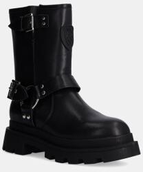 Blauer cizme de piele KIMMEL femei, culoarea negru, cu platforma, F4KIMMEL07. LEP 9BYH-OBD4AY_99X (F4KIMMEL07.LEP)