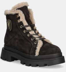 Blauer cizme din piele intoarsa KIMMEL femei, culoarea maro, cu toc plat, izolare usoara, F4KIMMEL06. SUE 9BYH-OBD4AW_89X (F4KIMMEL06.SUE)