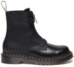 Dr. Martens cizme de piele 1460 Pascal Frnt Zip femei, culoarea negru, cu toc plat, DM32054001 9BYH-OBD4H8_99X (DM32054001)