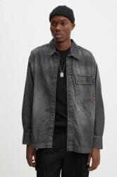 G-Star RAW camasa jeans barbati, culoarea gri, cu guler clasic, relaxed, D25517-D540 9BYH-KDM0EU_GRJ (D25517.D540)