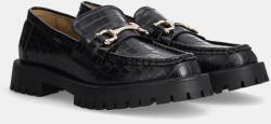 Answear Lab mocasini femei, culoarea negru, cu toc plat BMYH-OBD01I_99X (M4622.HWK)