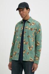 Billabong camasa din velur Solana Cord culoarea verde, cu guler clasic, relaxed, EBYWT03004 9BYH-KDM0C9_77X (EBYWT03004)