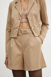 Morgan pantaloni scurti SHURY. F femei, culoarea bej, modelator, high waist, SHURY. F 9BYH-SZD06D_80X (SHURY.F)
