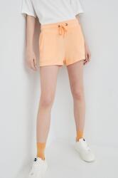 Roxy pantaloni scurti femei, culoarea portocaliu, melanj, high waist PPYY-SZD0RC_24X (ERJNS03362)