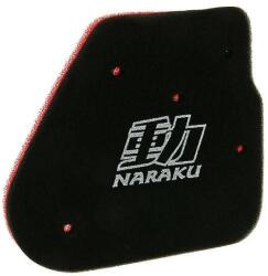 Naraku kétrétegű légszűrőbetét - CPI, Keeway, 1E40QMB 50cc Naraku Motor alkatrészek Légszűrő Légszűrő (gyári, utángyártott)