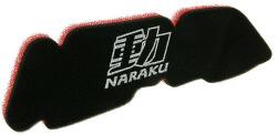 Naraku kétrétegű légszűrőbetét - Piaggio (98-) Naraku Motor alkatrészek Légszűrő Légszűrő (gyári, utángyártott)