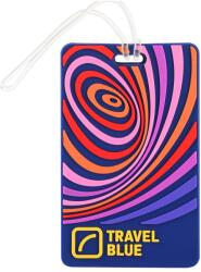 Travel Blue Waves Id Tag