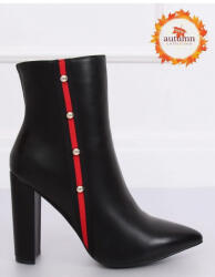 Inello Botine cu toc Inello, Model 134239, Negru