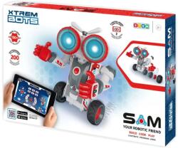 Xtrem Bots Robot controlat radio Xtrem Bots - Sam, pentru asamblare, 130 piese (XT3803252)