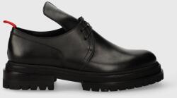 424 pantofi de piele bărbați, culoarea negru 35424Q05.236570 9BYX-OBM2FP_99X (35424Q05.236570)