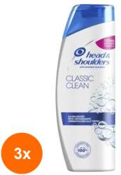 Head & Shoulders Set 3 x Sampon Head & Shoulders Classic Clean, 330 ml