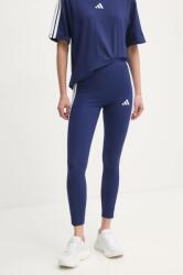 adidas legging Essentials sötétkék, női, nyomott mintás, JE0067 - sötétkék M