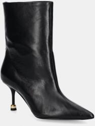 Vanda Novak botine Elena femei, culoarea negru, cu toc cui 9BYH-OBD4R9_99X (Elena.Deep.Black)