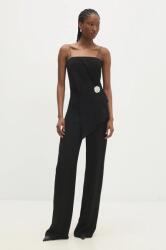Answear Lab salopeta culoarea negru, cold shoulder BMYH-SKD00P_99X (72257.tos)