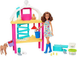 LAMPS Barbie ferma de pui cu păpușă Papusa Barbie