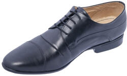 Berende Pantofi barbati eleganti din piele naturala BRD160N - Negru (BRD160N)