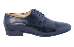 Berende Pantofi barbati eleganti din piele naturala BRD113N - Negru (BRD113N)
