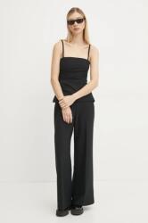 Abercrombie & Fitch salopeta culoarea negru, cold shoulder, KI159-5045 9BYH-SKD03G_99X (KI159.5045.900)