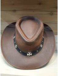 Wild West Store Pălărie Cowboy din Piele WILD WEST LFI-515 · Maro