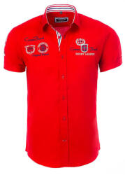 CARISMA cămașă bărbați 9002 mânecă scurtă slim fit Rosu S