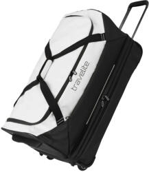 Travelite Basics fehér 2 kerekű bővíthetős gurulós utazótáska 70cm (96284-30)