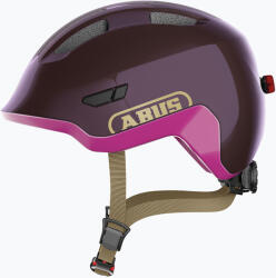 ABUS Cască de ciclism pentru copii ABUS Smiley 3.0 ACE LED royal purple