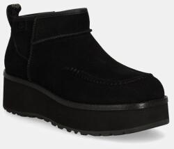 Ugg cizme de zapada din piele intoarsa Cityfunc Ultra Mini culoarea negru, 1158193-BLK 9BYH-OBD1SL_99X (1158193.BLK)