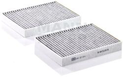 Mann-filter Set Filtre Habitaclu Carbon Activ Mann-Filter CUK23014-2