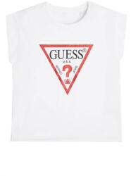 GUESS K T-Shirt Pentru copii Cropped Ss Tshirt_Core J81I15J1311 g011 pure white (J81I15J1311 g011 pure white)