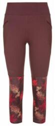 KILPI Női 3/4 fitness leggings Kilpi SOLAS-W S bordó|vörös