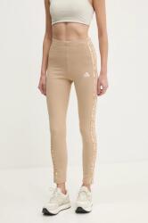 adidas legging Essentials Animal bézs, női, nyomott mintás, JM1661 - bézs M