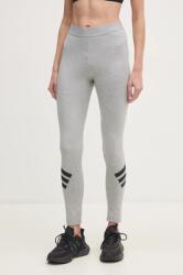 adidas legging Future Icons szürke, női, nyomott mintás, JE0219 - szürke L