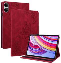  ART BUTTERFLY Carcasă cu balamale pentru Xiaomi Redmi Pad Pro / Pad Pro 5G roșu