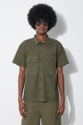 Stan Ray camasa din bumbac Cpo Short Sleeve barbati, culoarea verde, cu guler clasic, slim, SS2401922 PPYH-KDM0O8_91X (SS2401922)