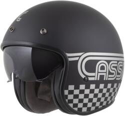 Cassida Cassă de motocicletă Cassida Oxygen 2.0 Rondo deschisă negru-argintiu mat (AIM140-2411)