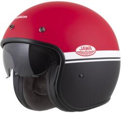 Cassida Cască de motocicletă deschisă Cassida Oxygen 2.0 Jawa OHC roșu-negru-alb mat (AIM140-2408)