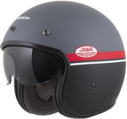 Cassida Casca de motociclete deschisa Cassida Oxygen 2.0 Jawa OHC mat gri-rosu-negru-alb (AIM140-2407)