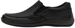 RIEKER Pantofi barbati, Rieker, 05292-00-Negru, casual, piele naturala, cu talpa joasa, negru (Marime: 43)