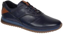 PIETON Pantofi barbati casual, sport din piele naturala bleumarin - Zidan Marimea 44 - ciucaleti