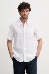 Pepe Jeans camasa de in AMARO barbati, culoarea bej, cu guler clasic, regular, PM308847 PPYA-KDM0BI_01X (PM308847)