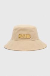 Moschino palarie din bumbac culoarea bej, bumbac PPYH-CAD01P_80X (M3094.65408)