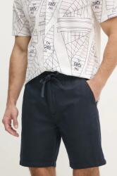 Pepe Jeans pantaloni scurti din in RELAXED LINEN SMART SHORTS culoarea albastru marin, PM801093 PPYH-SZM06Y_59X (PM801093)