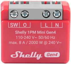 Shelly Releu inteligent Shelly 1PM Mini Gen4 Controller Zigbee/Matter (51924) - 24mag