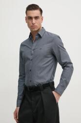 Giorgio Armani camasa barbati, culoarea gri, cu guler clasic, regular, 6DZC30 ZN5UZ 9BYH-KDM07H_90A (6DZC30.ZN5UZ)