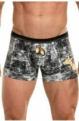 Cornette Boxeri barbati cu model vesel - Cornette Tattoo Mini M280-176 (Culoare: Negru, Marime: M)