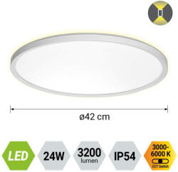PREZENT 27308 Cordia 42x3cm, 3200lm, 3000-6000K, IP54 mennyezeti lámpa (27308) - lampaorias